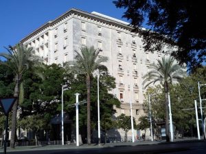 Palacio de Justicia de Sevilla, Prado de San Sebastián